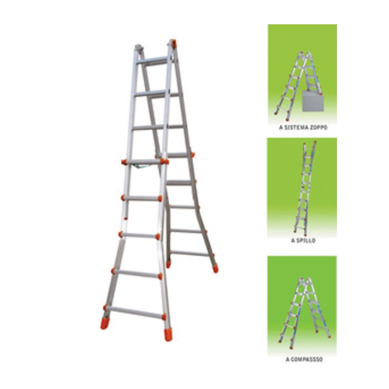 SCALA ALL TELESCOPICA DL81/08 5+5GR 520CM SQUADRA PIU