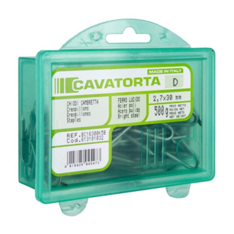 SCATOLA KG. 0,5 CHIODI CAMBRETTE 14X25 (2,2)
