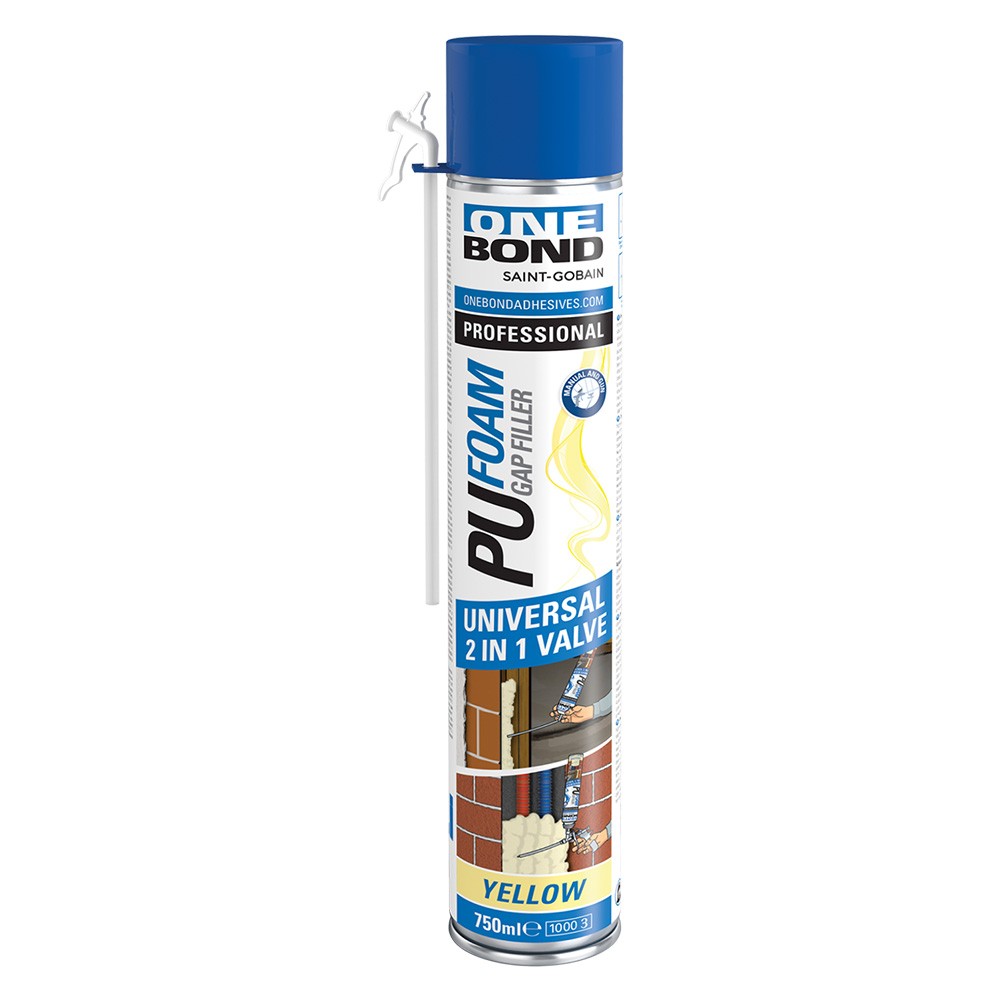SCHIUMA POLIURETANICA 'PU FOAM UNIVERSAL 2 IN 1' ml 750 - manuale / pistola