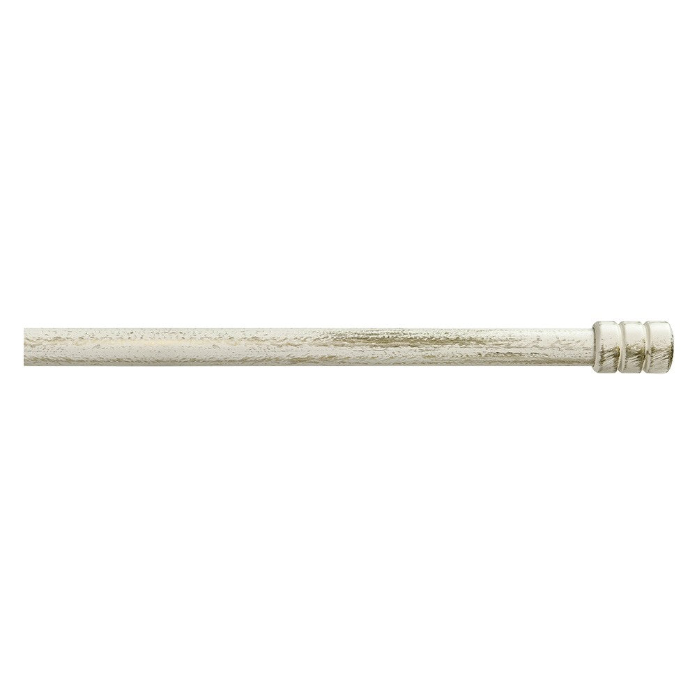 SCORRITENDA 'KIT FERRO' mod. 'Cilindro' col. avorio oro Ø 20/19 mm.