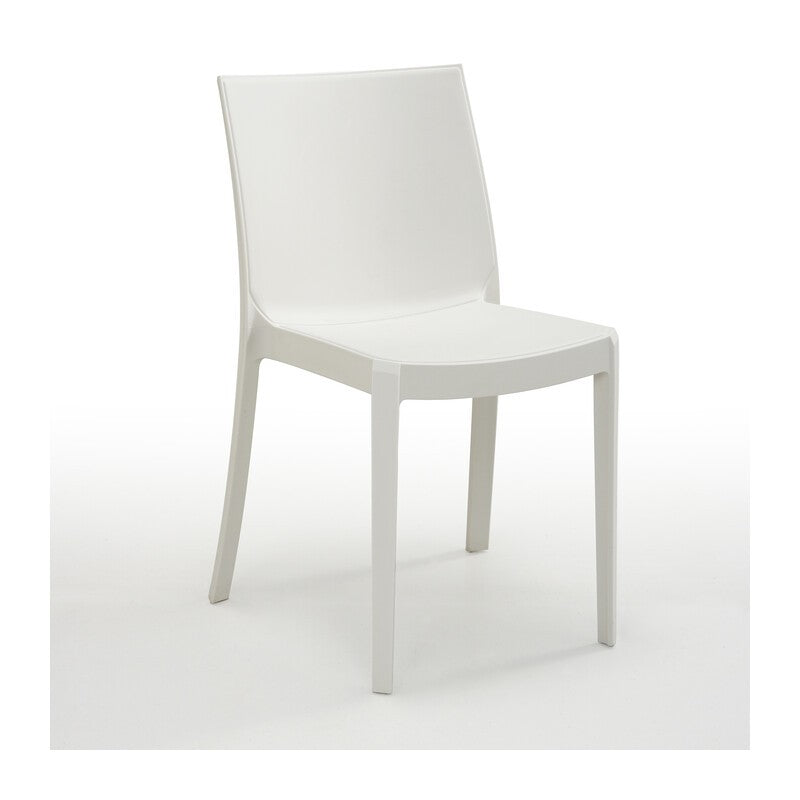 SEDIA POLIPROPILENE PERLA BIANCO