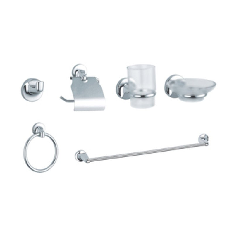 SERIE BAGNO TONDO CROMO 6 PZ*