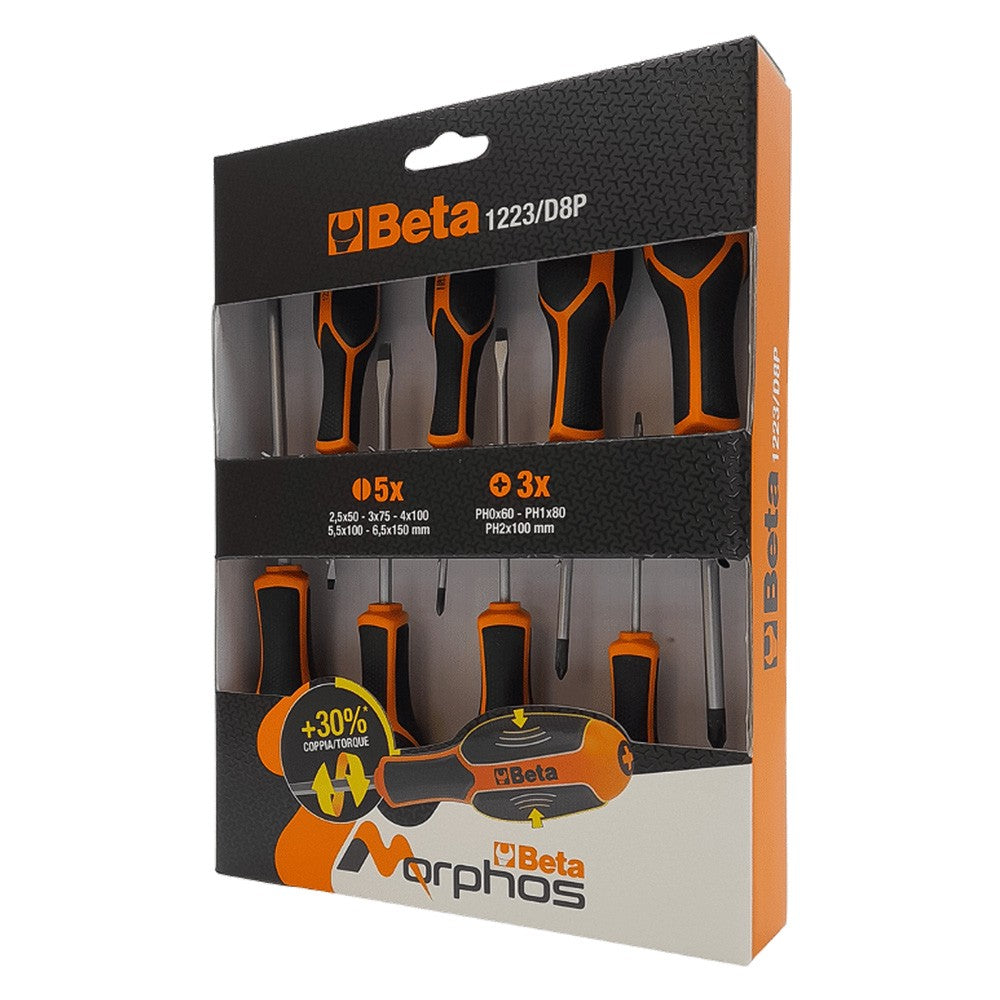 SERIE GIRAVITI 'MORPHOS' '1223/D8P' pz 8 (5 taglio - 3 croce)