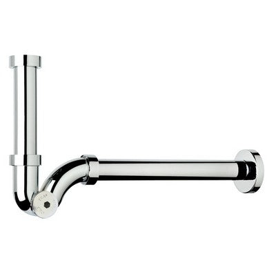 SIFONE A "S" ABS CON PARTICOLARI SIMIL-OTTONE Misura: 1"1/4 x 32