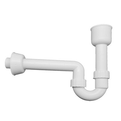 SIFONE AD ALLACCIO PER SCARICO ORINATOIO IN PP BIANCO Misura: Diam. 40/50