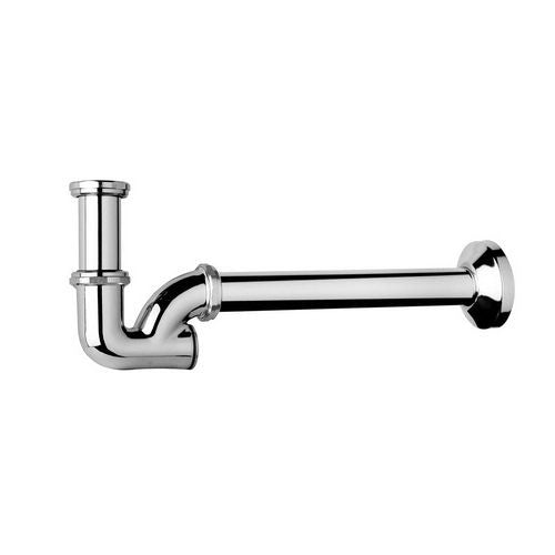 SIFONE AD U IN OTTONE CROMATO Misura: 1" x 26