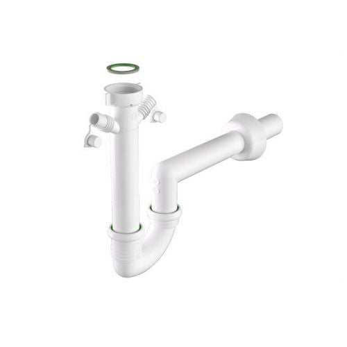 SIFONE PER LAVELLI CUCINA RING ONE 1 VASCA ATTACCO ELETTRODOMESTICI Misura: 1"1/2