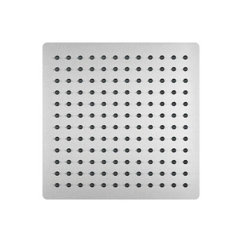 SOFFIONE DOCCIA QUADRO ULTRA SLIM ACCIAIO INOX Misura: cm 40x40 - Spessore 2 mm