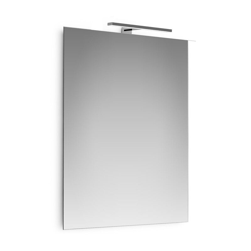 SPECCHIO C/TELAIO 60X80 CM LAMPADA LED 30 CM