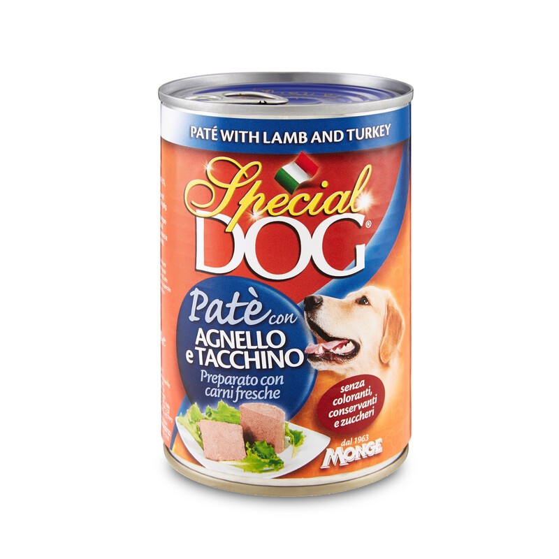 SPECIAL DOG PAT 400 G AGNELLO/TACCHINO