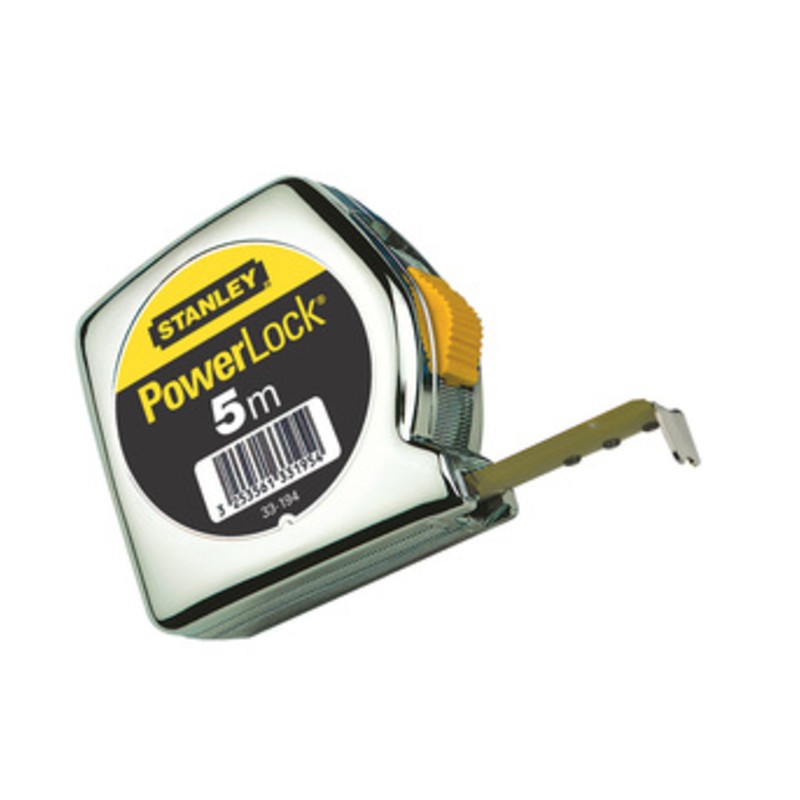 STANLEY FLESSOMETRO POWERLOCK 5MX25MM 1-33-195