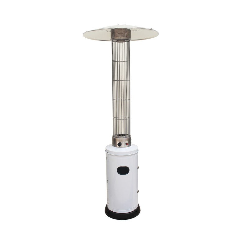 STUFA AEREA PATIO CILINDRICA TEPORUS 10,5KW BIANCO