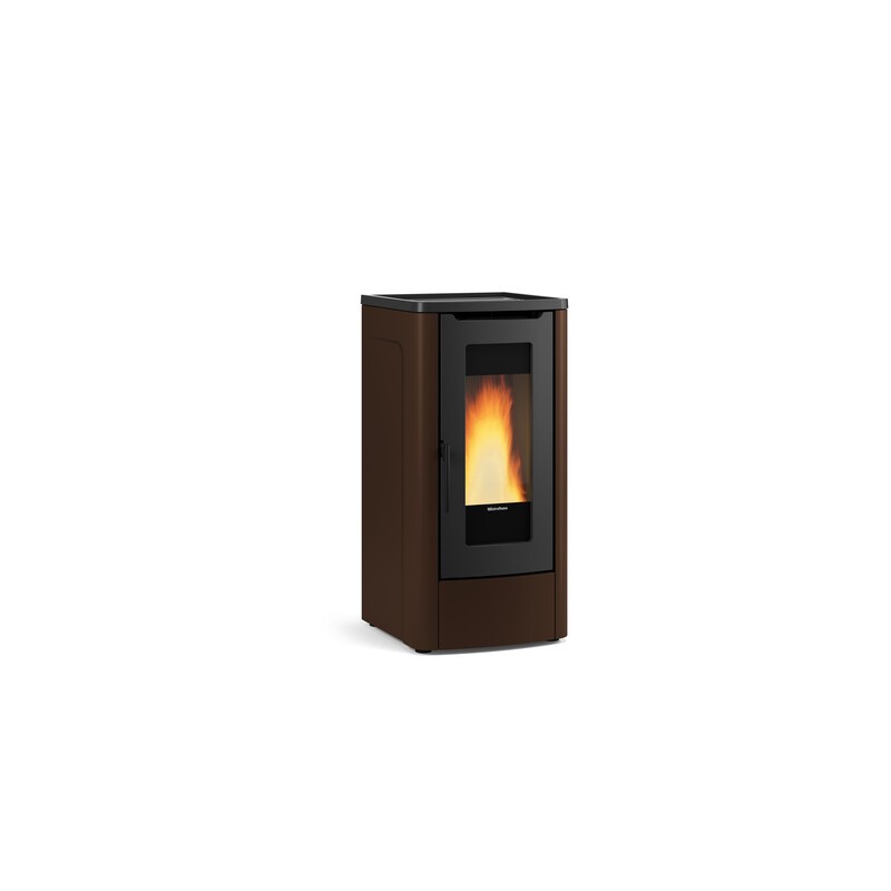 STUFA PELLET CANALIZ 10 KW DAHIANA PLUS 5.0 BRONZO V4