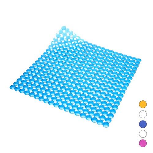 TAPPETO ANTISCIVOLO PER DOCCIA MOD. RONDO' CM 52X52 Misura: Bianco