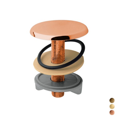 TAPPO COPRIFORO IN OTTONE Misura: Bronzato