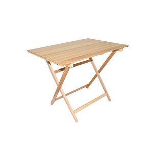 TAVOLO LEGNO PIEGHEVOLE 100X60X75CM NOCE