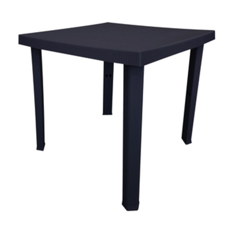 TAVOLO RESINA FIGARO 80X80XH72CM ANTRACITE
