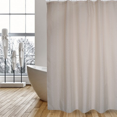 TENDA PER DOCCIA IN TESSUTO POLIESTERE BERBERA Misura: cm 180x200 Beige