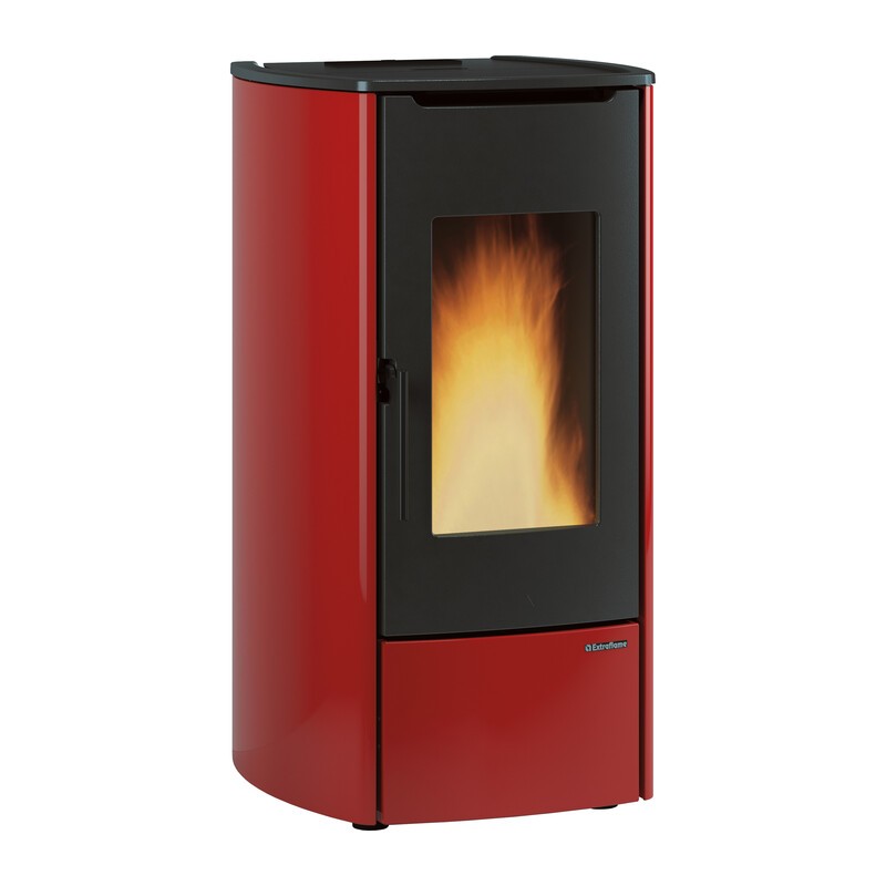 TERMOSTUFA PELLET IDRO MARINA H11 14.8 KW BORDEAUX V2