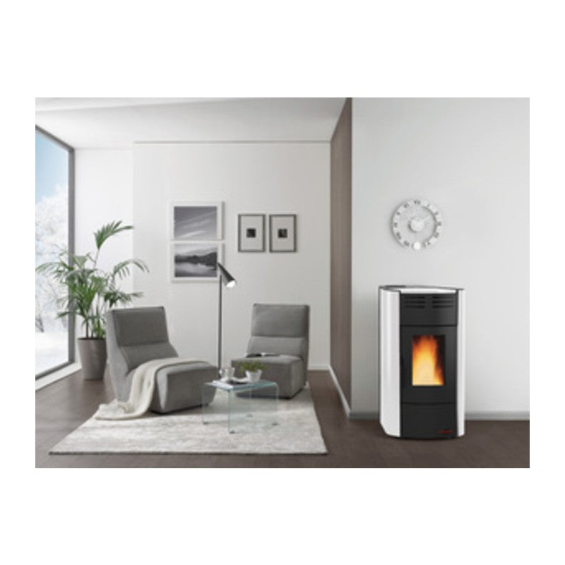 TERMOSTUFA PELLET IDRO RAFFAELLA H15 VENT 18.1KW BCO V1-2-4