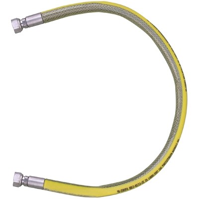 TUBO FLESSIBILE IN ACCIAIO FF PER GAS PARIGI Misura: cm 50