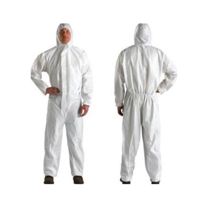 TUTA MONOUSO DPI CAT.III TIPO 5/6 CE-0624 TG.XXL BIANCO