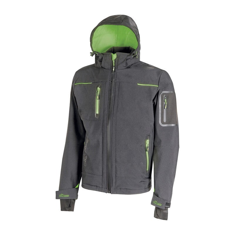 U-POWER GIACCONE SPACE GRIGIO-VERDE TG. M