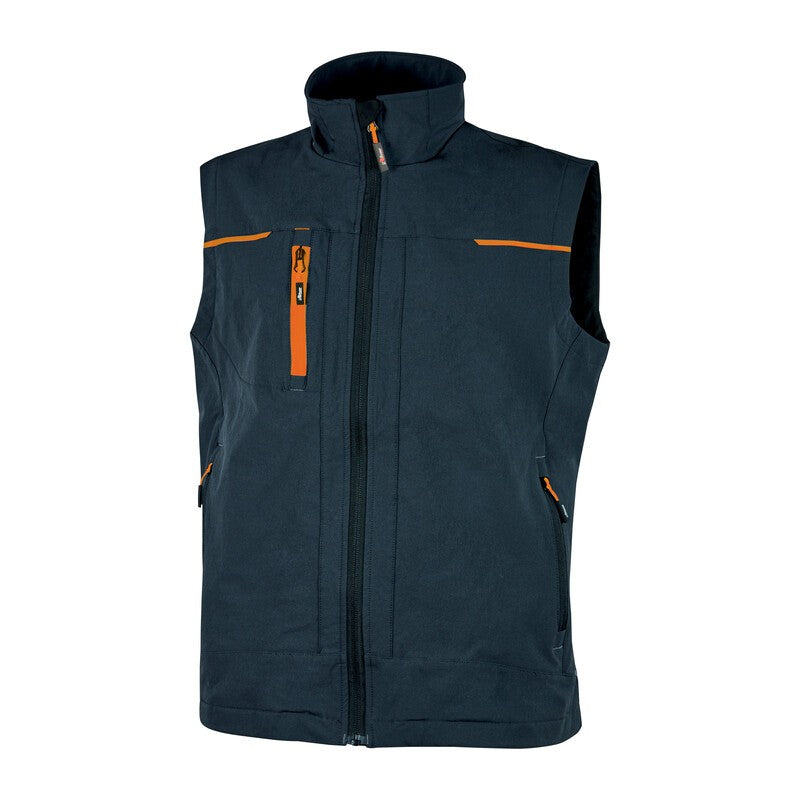 U-POWER GILET SATURN BLUE/ARANCIO TG. M