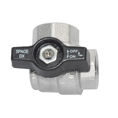 VALVOLA A SFERA ANGOLO FF C/FARFALLA NERA Misura: 1/2" DN 15