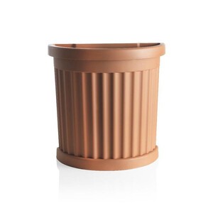 VASO ROMA C/SOTTOVASO 52X27XH49CM TERRACOTTA