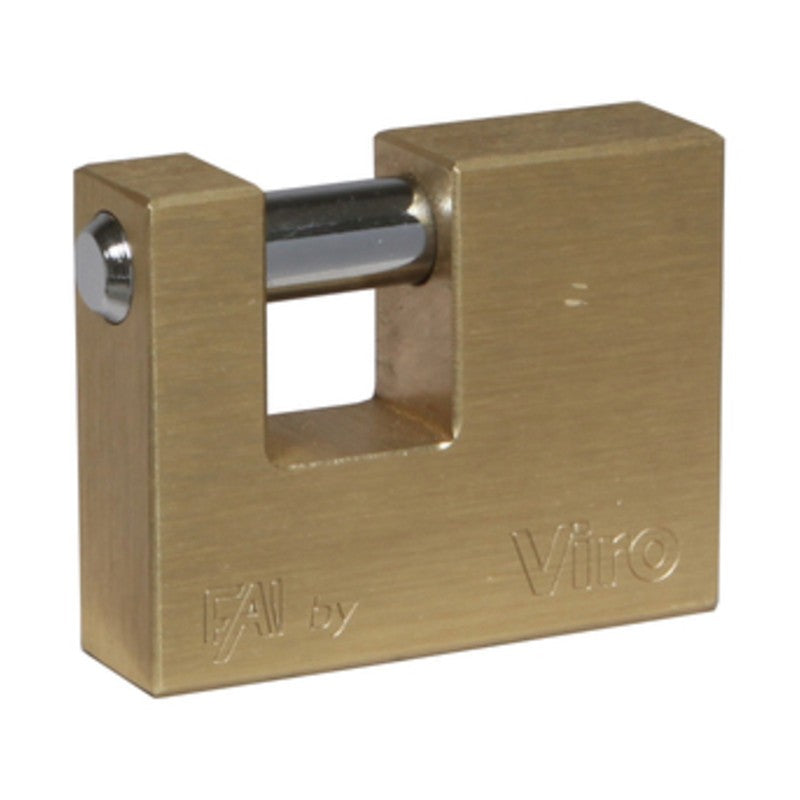 VIRO 506 LUCCHETTO FAI P/SERRANDA 70MM OTTONE