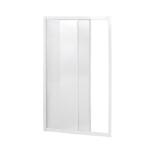 BOX DOCCIA NICCHIA 1 LATO AP. SCORREVOLE BIANCO "SERIE YORK" ACRILICO