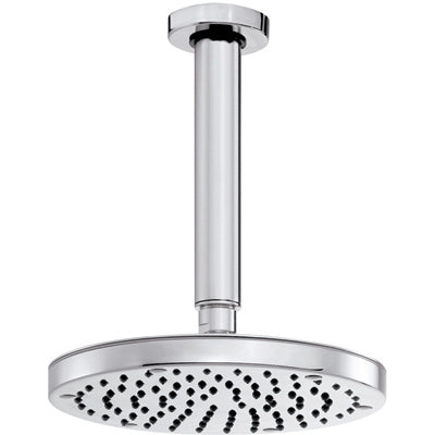 SOFFIONE LUSSO MOD. OKI DIAM. 200 CON BRACCIO VERTICALE