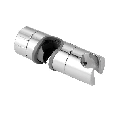 SUPPORTO SCORREVOLE IN ABS CROMATO  PER ASTA 18-25MM
