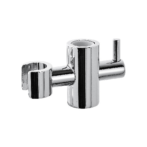 SUPPORTO SCORREVOLE IN ABS CROMATO PER ASTA D. 20 MM