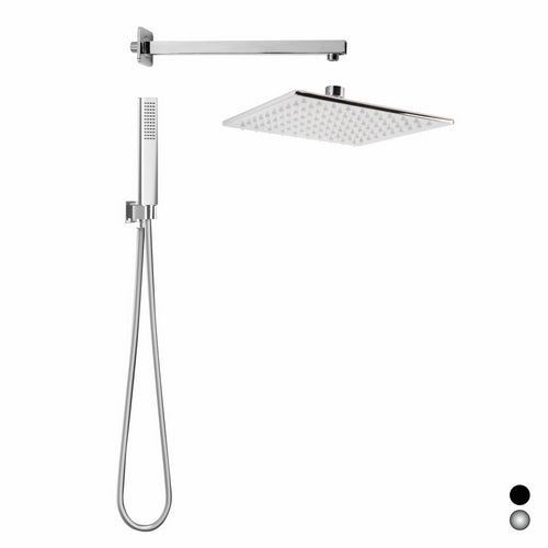 KIT SOFFIONE DOCCIA QUADRATO SEVEN