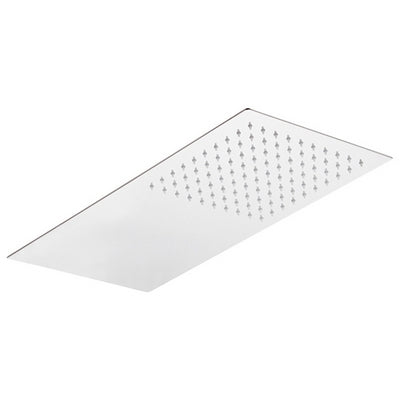 SOFFIONE 1 GETTO RETTANGOLARE ULTRA PIATTO ACCIAIO INOX