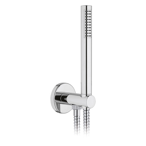 SET DOCCIA TONDA PRESA ACQUA FLEX E DOCCETTA