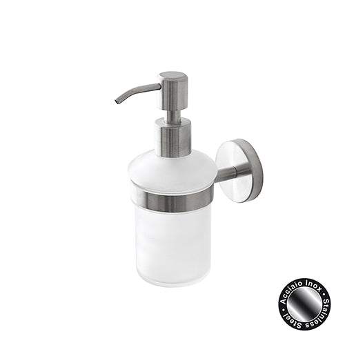 DISPENSER SAPONE CITY IN ACCIAIO SATINATO