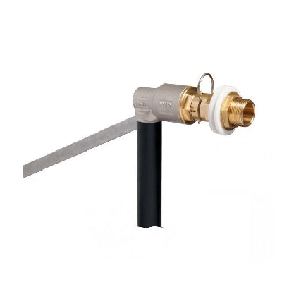 RUBINETTO A GALLEGGIANTE GLOBUS IN OTTONE STAMPATO