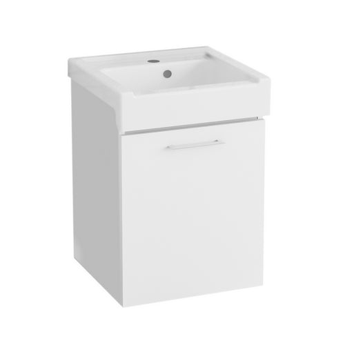 MOBILE LAVATOIO SOSPESO CON LAVABO IN CERAMICA 1 ANTA