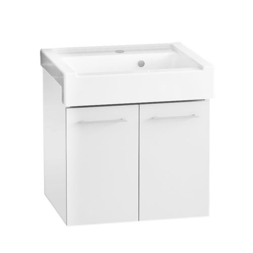 MOBILE LAVATOIO SOSPESO CON LAVABO IN CERAMICA 2 ANTE