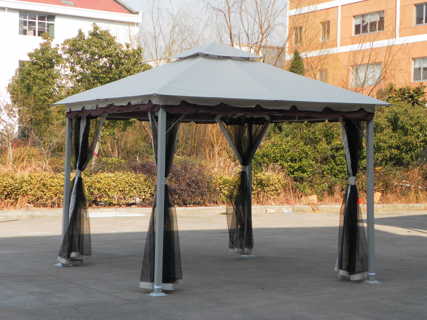 GAZEBO IN ACCIAIO SMERALDA MT.3X3