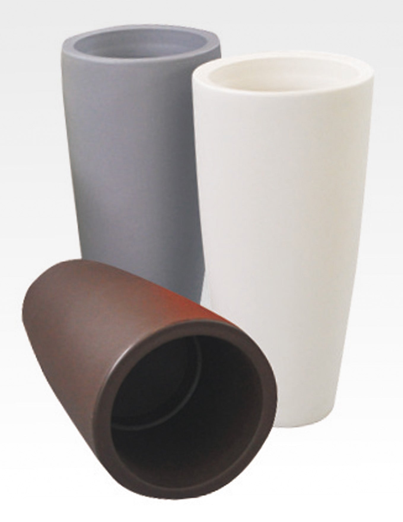 VASO HOME TONDO CM.33X70H.GHIACCIO