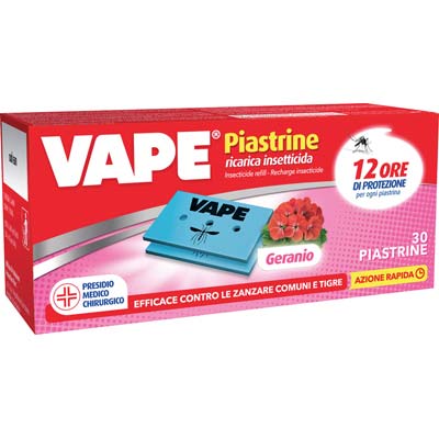 PIASTRINA ZANZARE VAPE MAT
