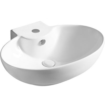 LAVABO D'APPOGGIO MOD. LA39 CM 60.5 X 45.5
