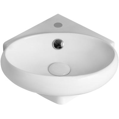 LAVABO AD ANGOLO MOD. LN57 CM 38x36