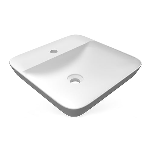 LAVABO AD INCASSO QUADRATO MONOFORO VARIANT 42 X 42 CM