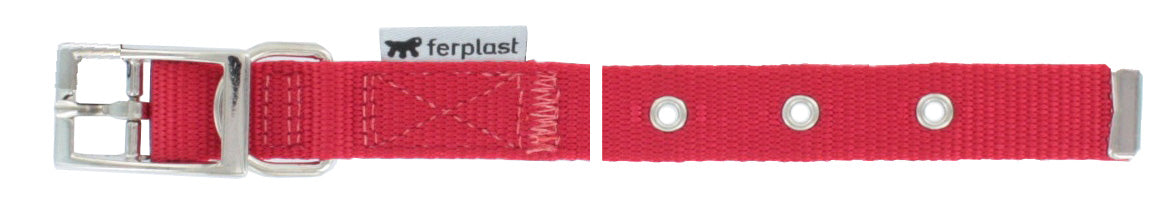 COLLARE CLUB FORATO CF15 27-35 ROSSO I