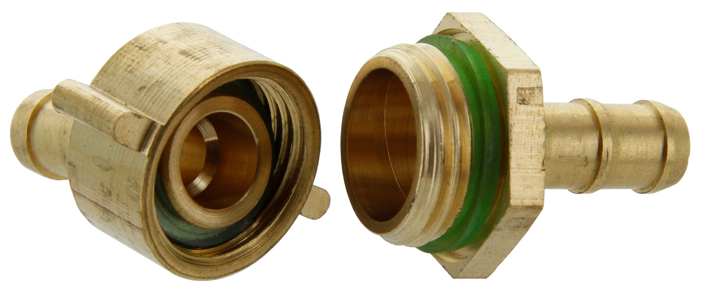 GIUNTATUBI OTTONE 3 PZ. 1/4 X MM.10*